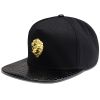 Hot selling original American lion's head iron label hip hop flat cap baseball cap cross-border supply map