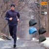 Mid-Weight Helmet Liner Skull Cap 6-Panel Beanie Thermal Running Hats Ears Warm Performance Moisture Wicking