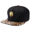 Hot selling original American lion's head iron label hip hop flat cap baseball cap cross-border supply map